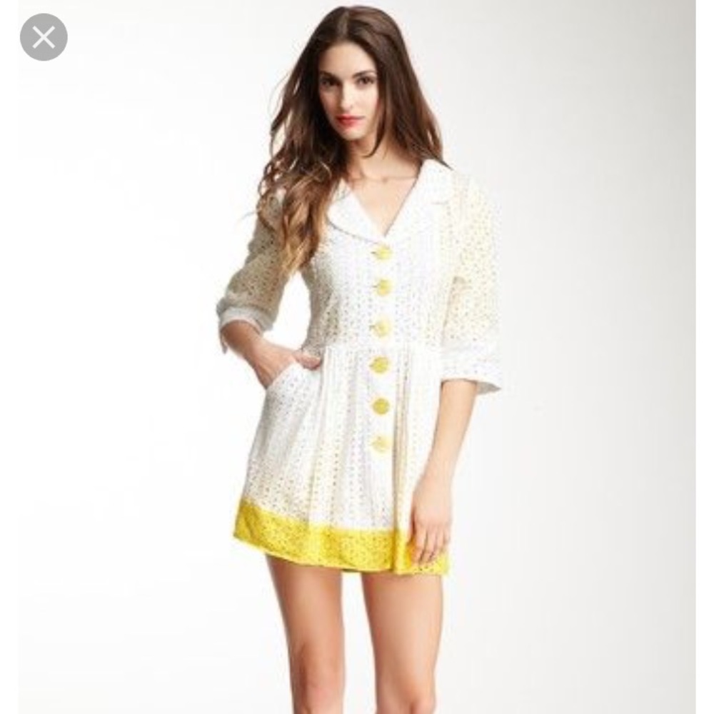 Knitted Dove Anthropologie Lace Coat